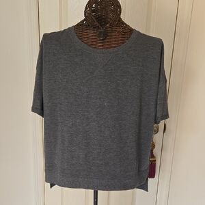 Secret Treasures Charcoal Short Sleeve Tee